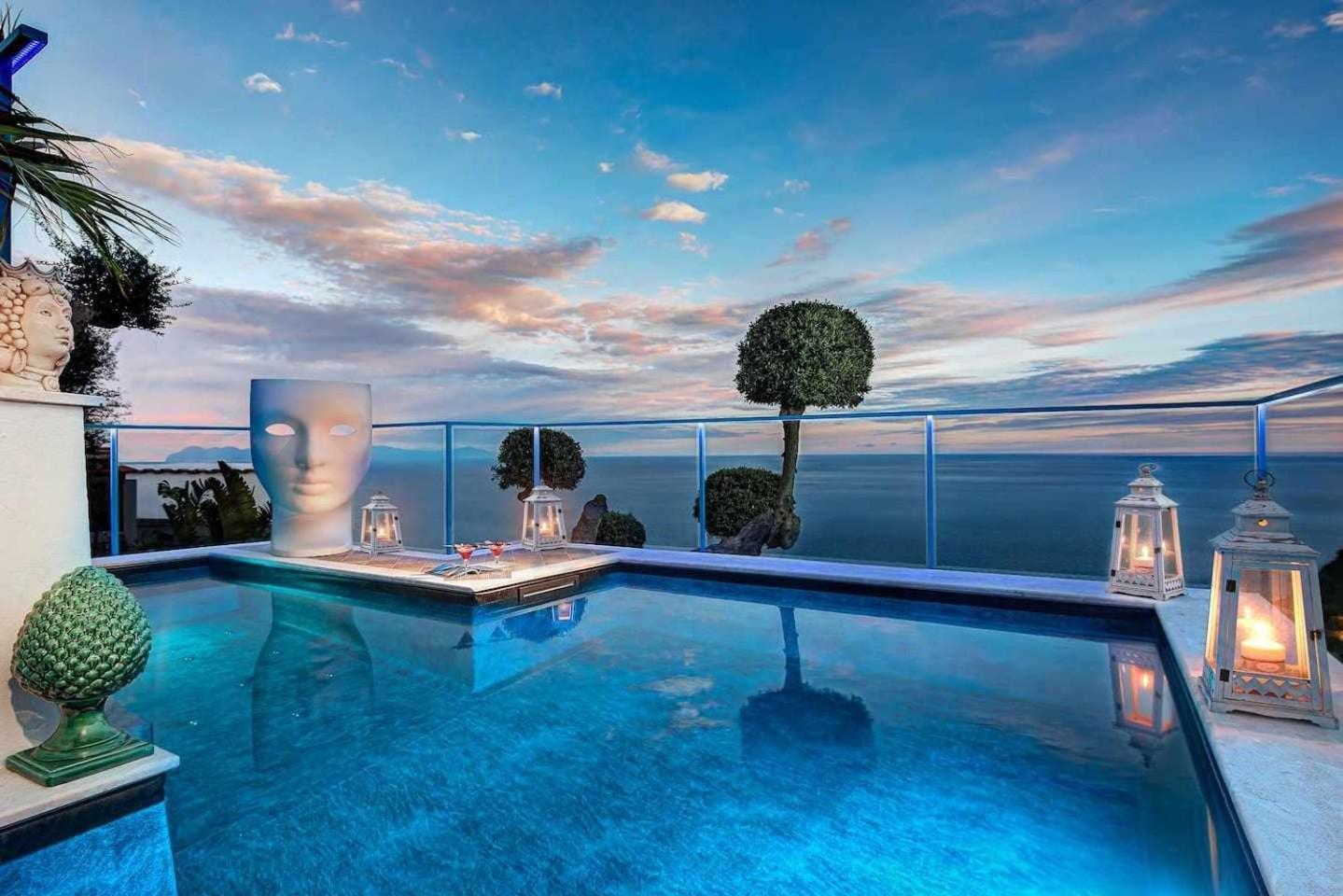 Villa Islamorada Pool And Sea View Massa Lubrense Luaran gambar